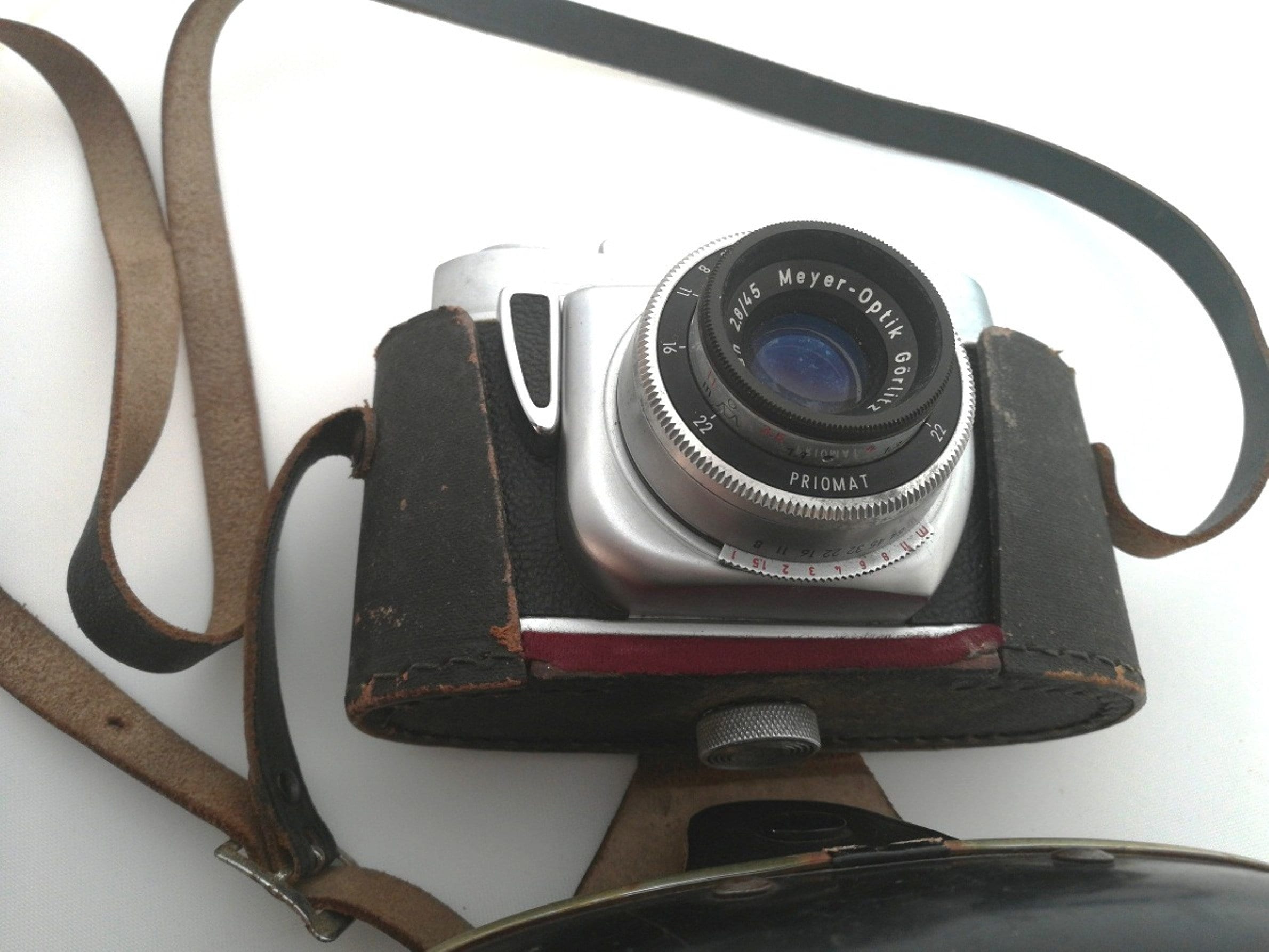 レトロ　カメラ　昭和 RIKEN RICOH　ケース　セット 1960s Camera Case - Etsy