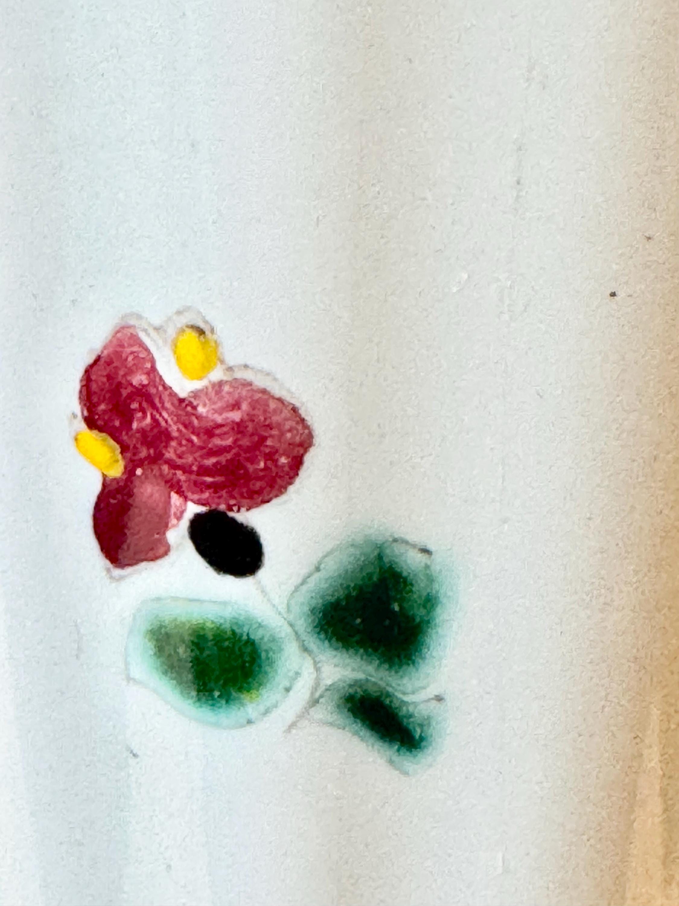 ヴィンテージ グムンドナー セラミック花瓶：オーストリアの手描きの