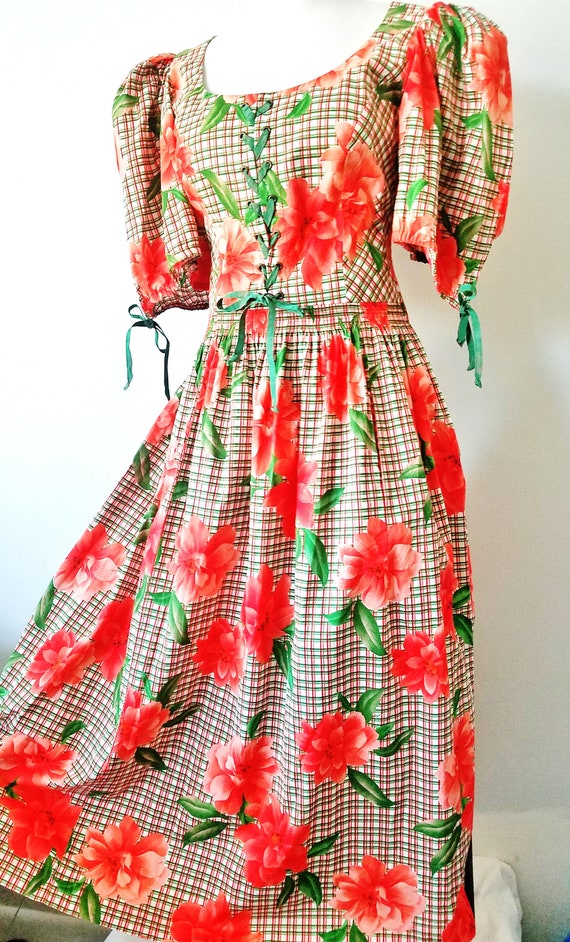 Flower DIRNDL DRESS, Sportalm Tyrol, Made in Austr