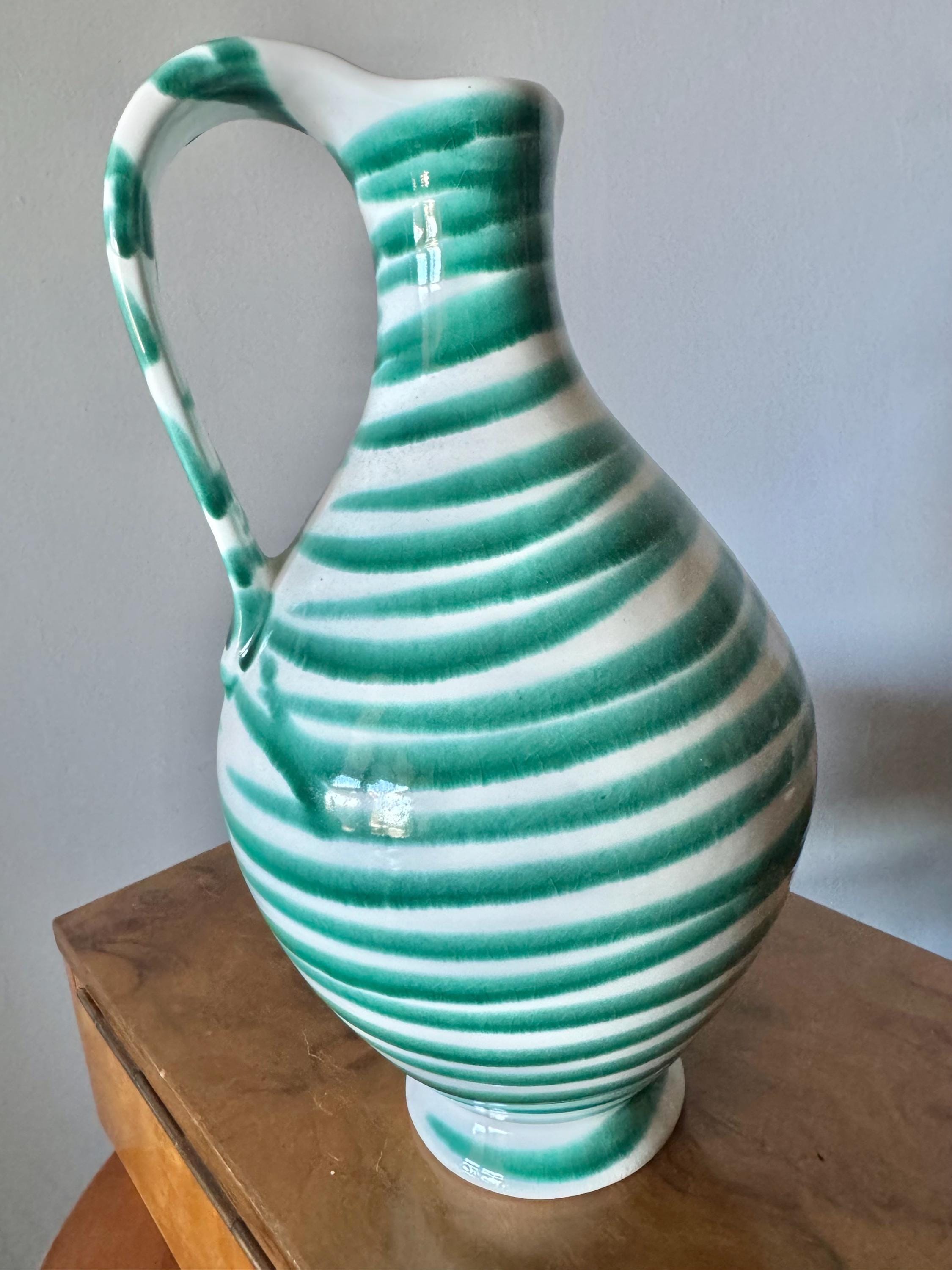 グムンドナー・ケラミック 手書き花瓶 約18cm 【公式通販】