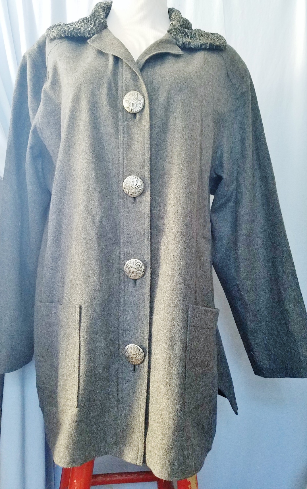 Womens Light Grey Trachten Jacket