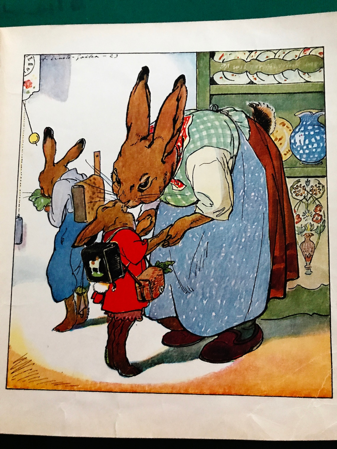 1920s OLD GERMAN CHILDREN Book Haschenschule Rabbit School - Etsy