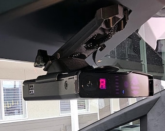 Cybertruck Valentine One Radar Detector Mount Rear View Mirror V1 and V2