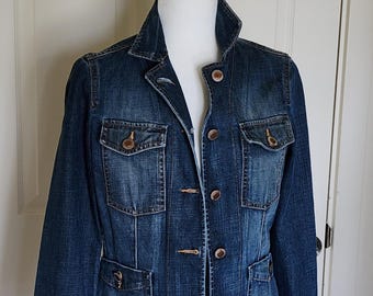 Banana Republic Vintage Denim Jacket sz S Women's Wear 2006