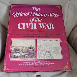 The Official Military Atlas of the Civil War 1983 hardcover book by G.B. Davis, L. Perry, J Kirkley. Collectible vintage books.