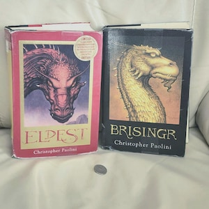 Christopher Paolini Eldest LE & Brisingr 1st Ed Set: Inheritance Cycle Collectible