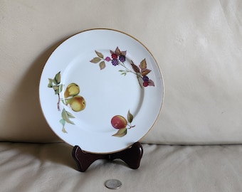Royal Worcester Porcelain Salad plate Evesham pattern