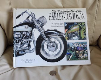 Vintage Book ~ the Encyclopedia of the Harley Davidson ~ by