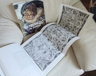 Vintage Michelangelo Lithograph Art Book: 1964 First Edition Hardcover