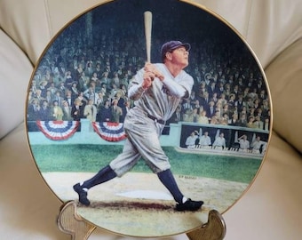 コレクション Legendary Babe Ruth Collector Plate Hamilton Collection The Legendary Babe Ruth Best Of Baseball Plate