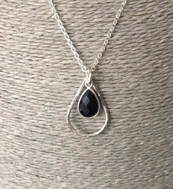 DiamondJewelryNY Sterling Silver Polished /& Textured Teardrop Pendant