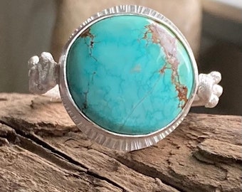 Turquoise sterling silver ring