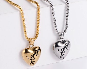 Mended Broken Heart Necklace - Etsy