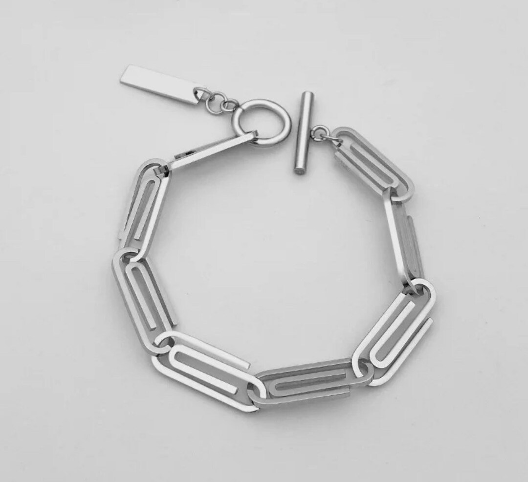 Paper Clip Bracelet Etsy