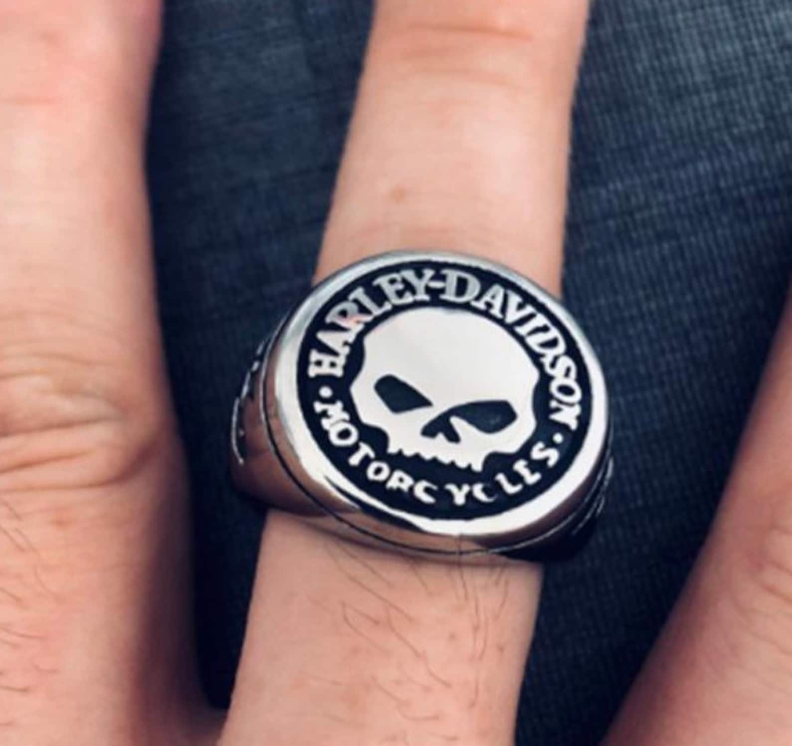 Biker Ring Etsy
