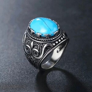 Stainless Steel Stone Ring