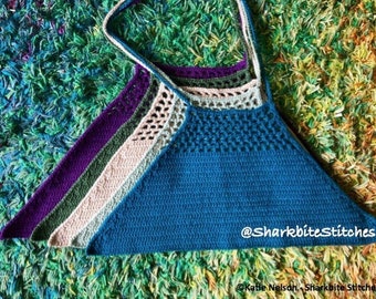 The Jaxi Crochet Top Pattern by Sharkbite Stitches