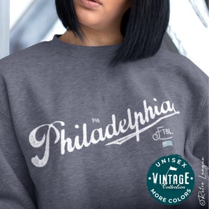 Felpa vintage Philadelphia Eagles / Felpa girocollo unisex da football