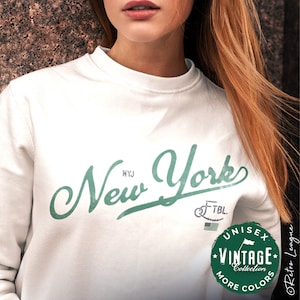 New York Jets Football Sweatshirt | New York Crewneck Sweatshirt | New York Vintage Sweatshirt | UNISEX Retro New York Sweatshirt