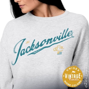 Jacksonville Jaguars Sweatshirt Bekleidung | Vintage Jacksonville Football Crewneck Sweatshirt | Jacksonville Hemd | Sweatshirt Herren | Frauen
