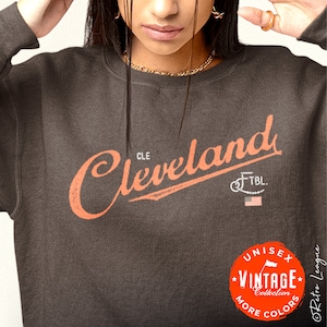 Cleveland Browns Football Sweatshirt | Cleveland Crewneck Sweatshirt | Cleveland Vintage Sweatshirt | UNISEX Retro Cleveland Sweatshirt
