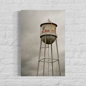 Celina Water Tower  Industrial Architecture Rural Texas Photography Print Rustic Farmhouse Fine Art Photo Home or Office Decor Vintage