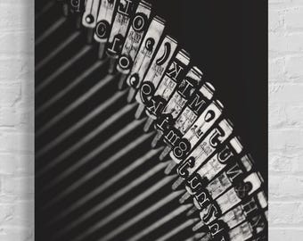 Antique Typewriter Fine Art Photography Print Black and White