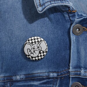 Game Day Al Button, Football Tailgate Badge, Sports Fan Accessory