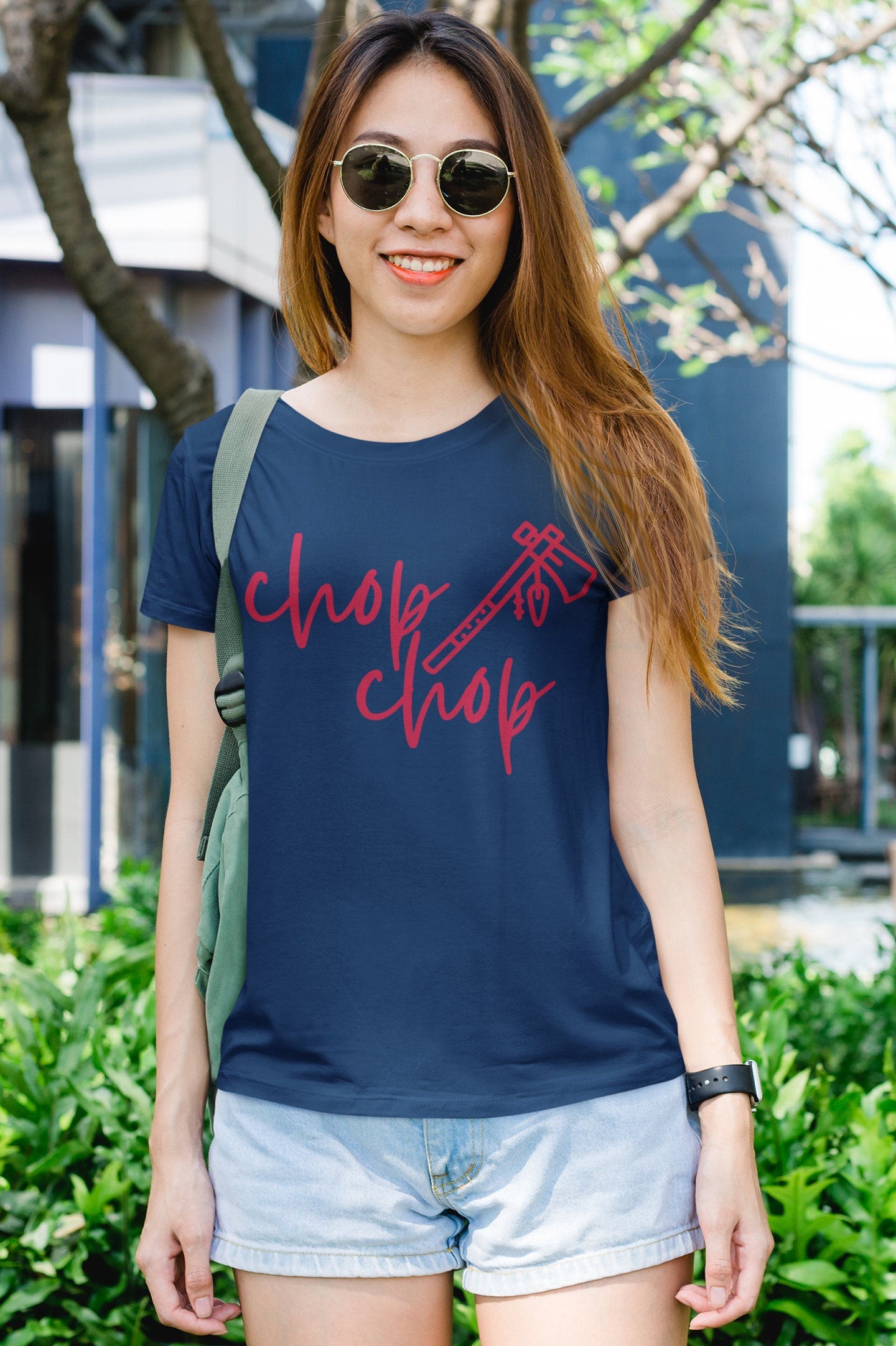 新品　ラフ&スウェル　DAKOTA SHIRT S.S. Mサイズ Chop Chop Tomahawk T-shirt | Bella & Canvas 3001 Unisex Tee