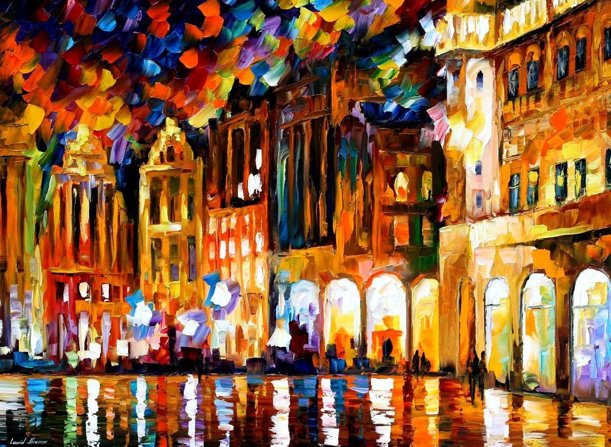 Belgium Art Oil Painting On canvas By Leonid Afremov