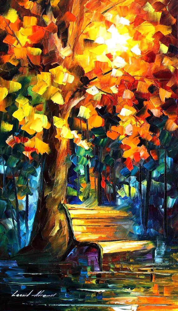 Oil Painting Abstract Nature Fine Art By Leonid Afremov | Etsy