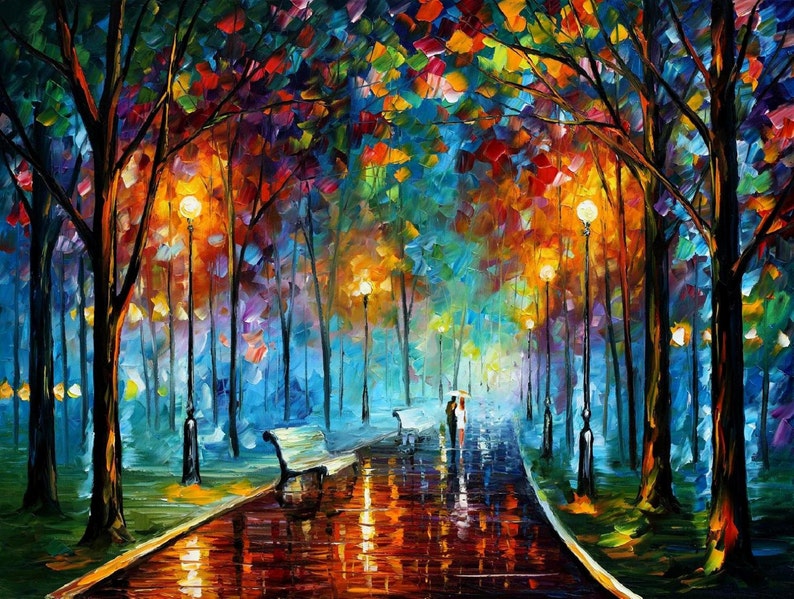Landscape Wall Art Oil Painting On Canvas By Leonid Afremov Image 0