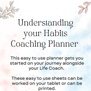 Understanding your Habits Planner