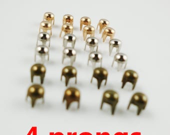 200pcs 3mm Diameter Metal Round Studs Spots Nailhead Leathercraft Fashion Punk