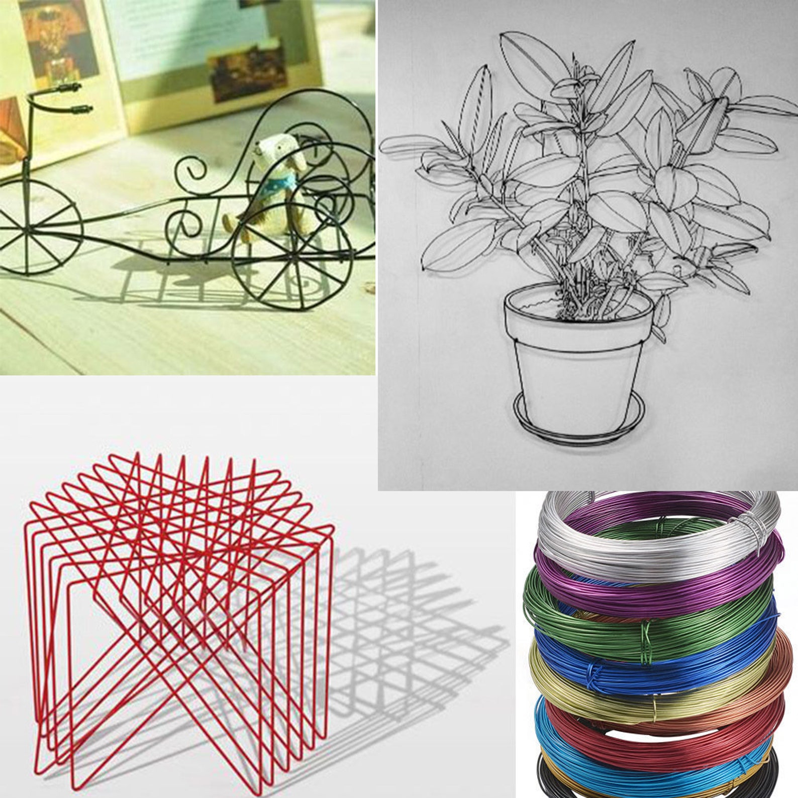 10 Rolls Aluminum Craft Metal Wire Flexible for Jewelry Making Etsy