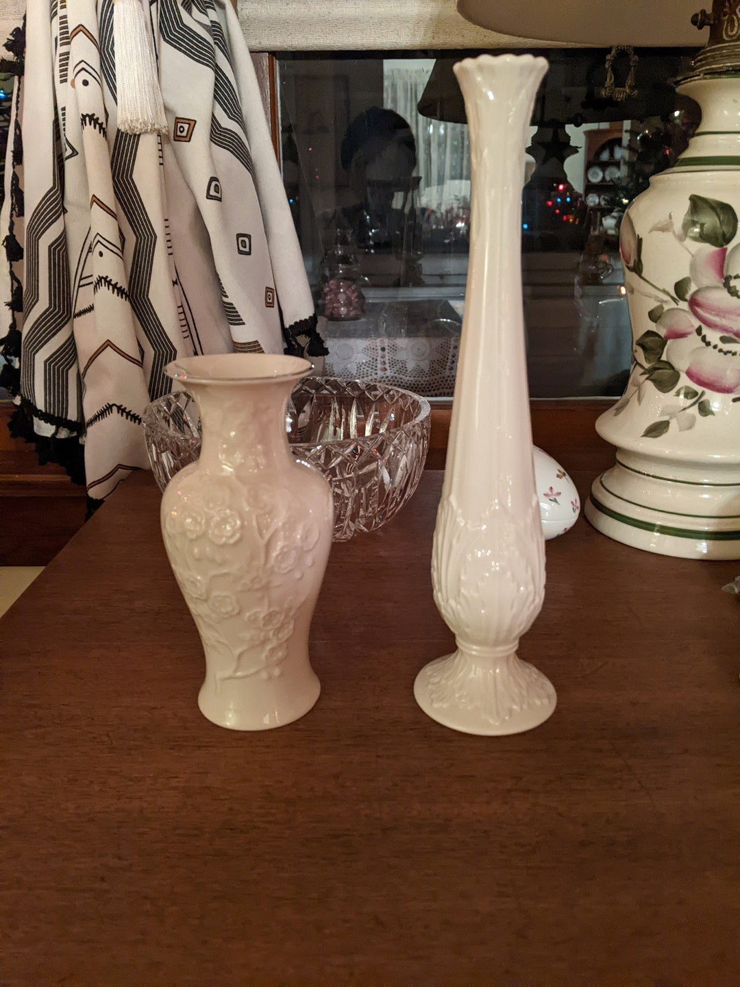 Vintage Lenox Flower Vases in Two Different Designs, Circa 1970. Etsy