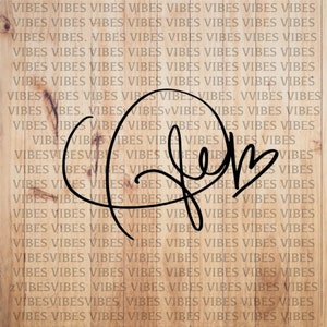T Swift autograph car decal, window, bumper sticker no background