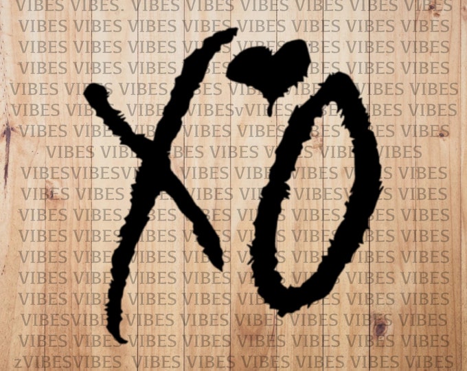 THREE XO Decal, Weeknd Decal, Xo Car Decal Etsy