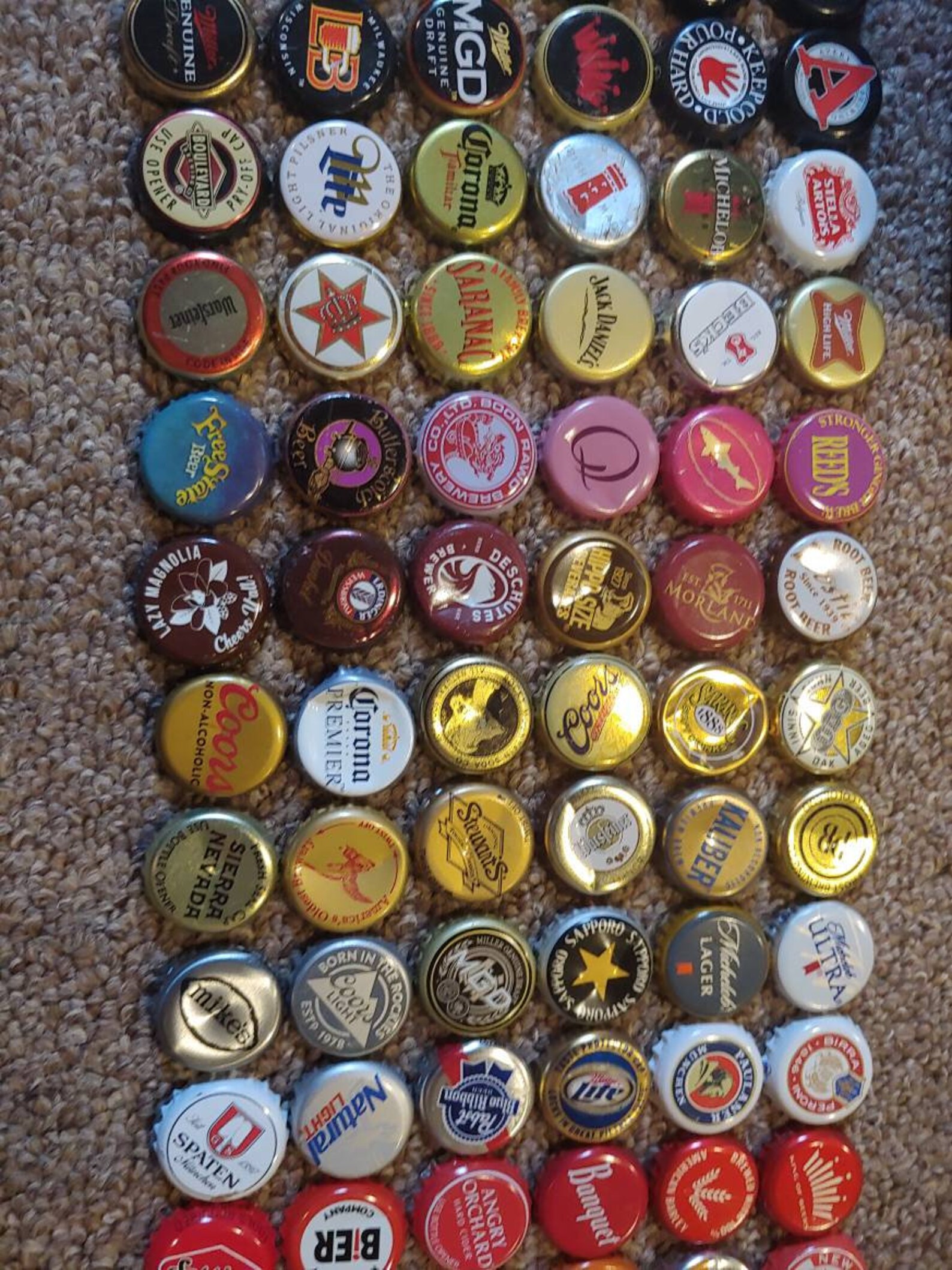 144pack USED Bottle Capsrecycled Used Some Bent Etsy