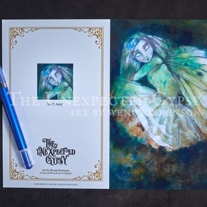 Carte de vœux Fine Art 'Earth Fairy', conte de fées, fées