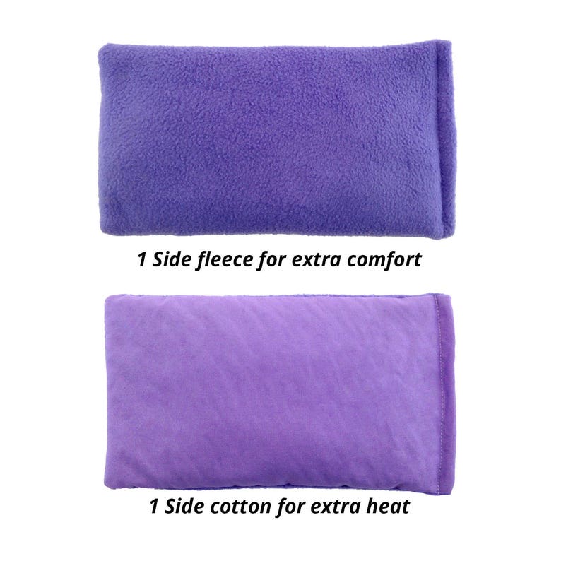 Natural Rice Heating Pad for Pain Relief Sore Muscles Etsy