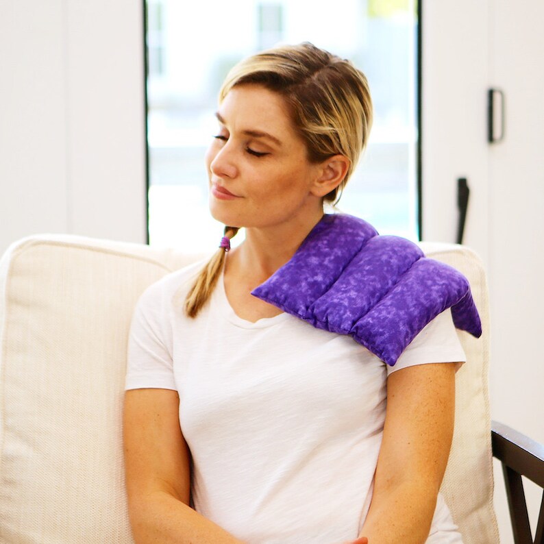 LARGE Microwave Heating Pad, Natural Relaxation Pillow, Herbal