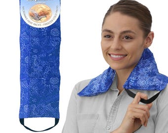 Hot Pockets Microwaveable and Washable Hot and Cold Heating Pad 3 Pockets Style for Neck, Shoulder, Elbow, Knee, Stomach & Lower Back