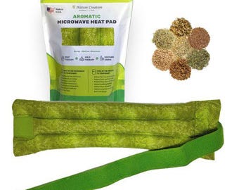 Nature Creation® Microwavable Herbal Heating Pad for Back & Abdomen