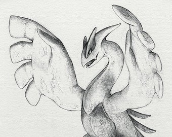 lugia (pokemon) drawn by bokubo