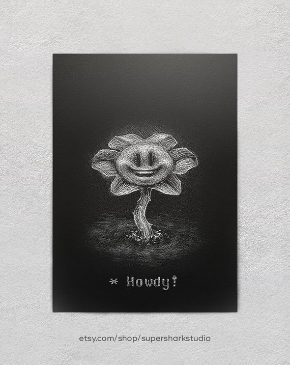 Undertale - Flowey Poster for Sale by kieyRevange