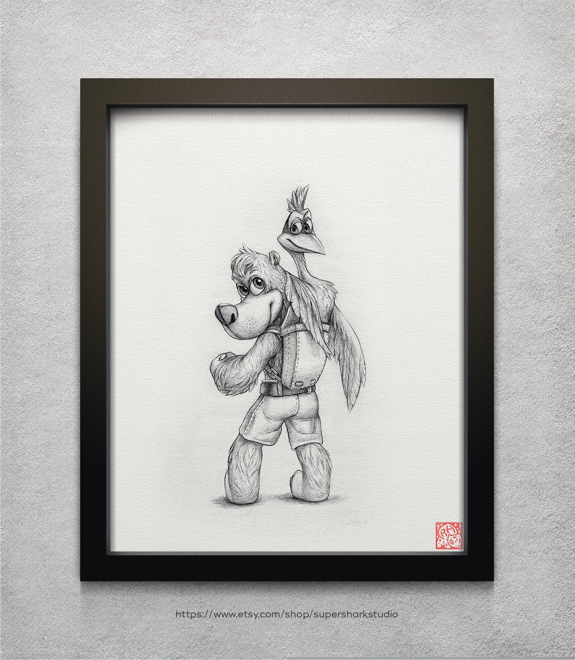 Banjo & Kazooie - 12 X 18