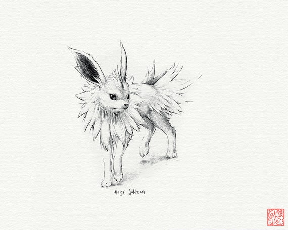 Featured image of post Pokemon Jolteon Drawing How to draw jolteon easy step by step for kids from pokemon simple speed drawing