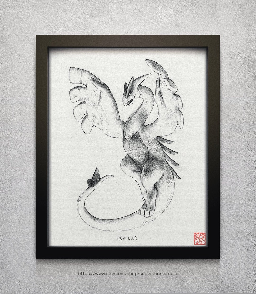 DRAW KAWAII LUGIA !! - Pokémon 