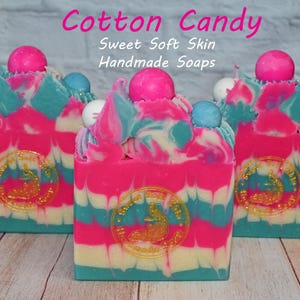 Cotton Candy Soap Bars